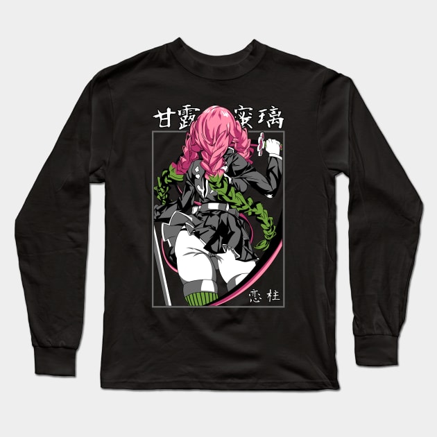 Mitsuri Long Sleeve T-Shirt by Mr. Yolo